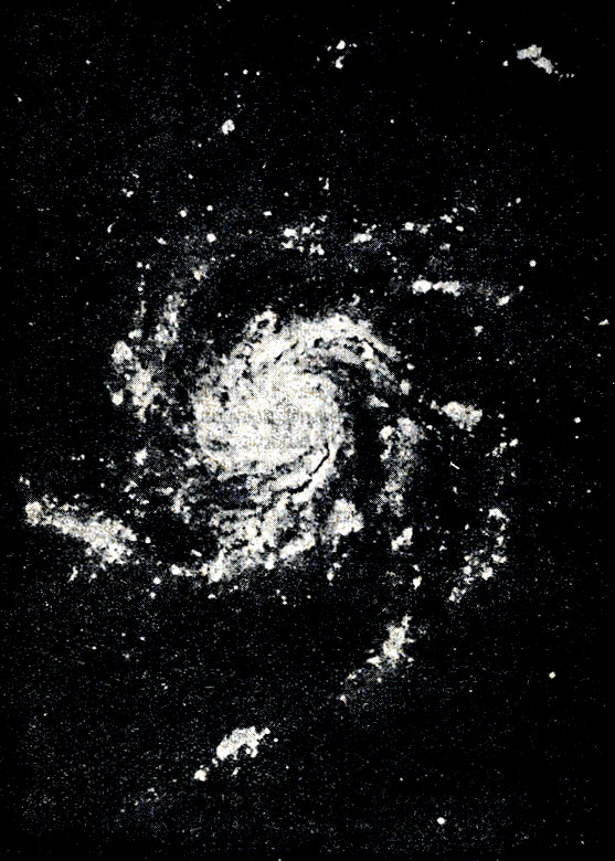 Рис. 20. Спиральная галактика NGC 5457, видимая в плане.